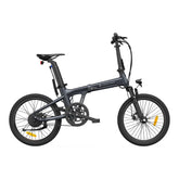 ADO Air 20S Electric Folding Bike - 250W Motor 36V9.6Ah Battery 100KM Assisted Autonomy Hydraulic Disc Brake - Grey